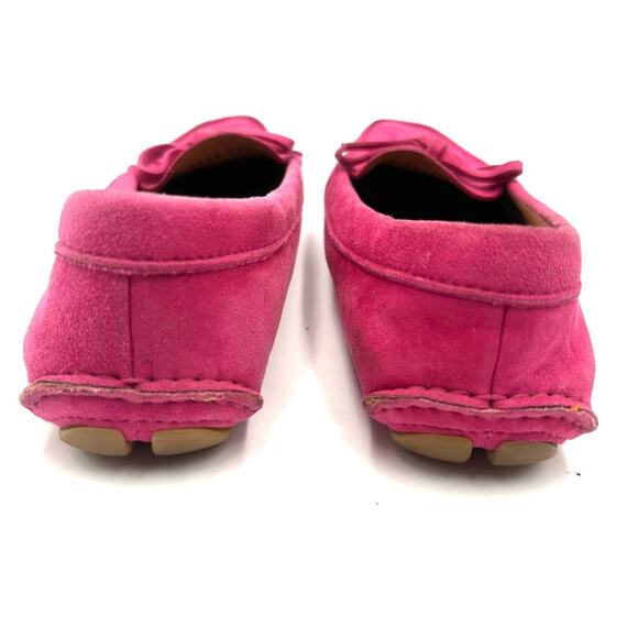 PRADA flats - Fuchsia Hot Pink #barbiecore suede flats - SIZE 37.5 EUC / 7 US - Picture 7 of 14